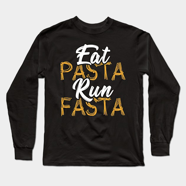 Pasta Food Lover Gift Idea Long Sleeve T-Shirt by PlimPlom